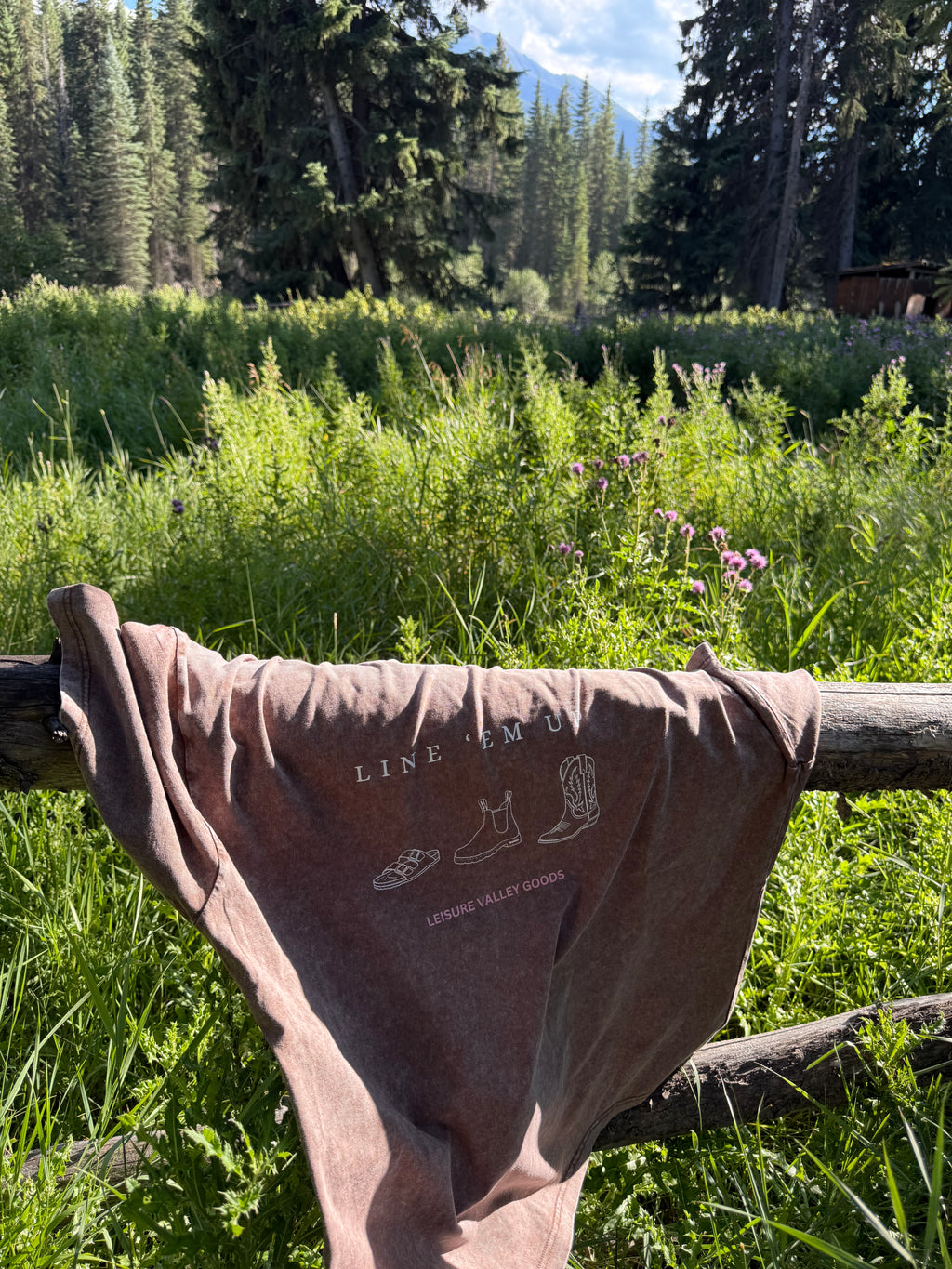 Line 'Em Up Vintage Tee