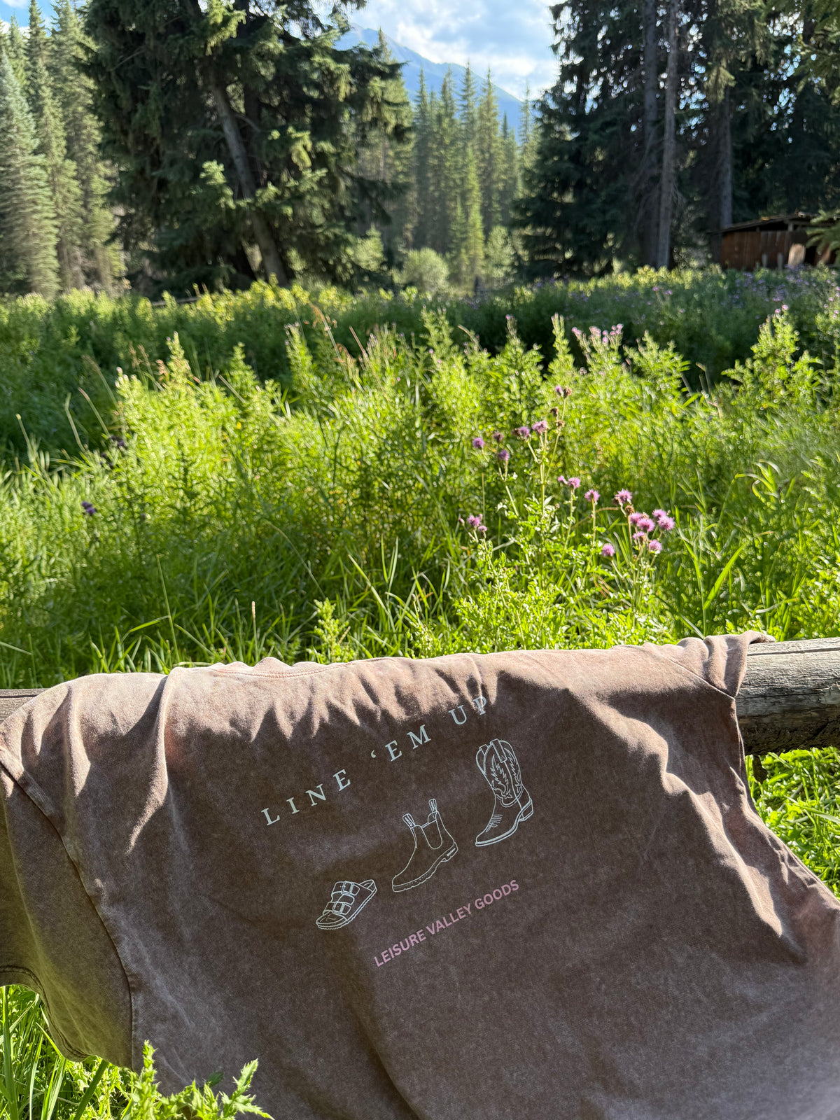 Line 'Em Up Vintage Tee